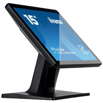 iiyama ProLite T1521MSC-B2 computer monitor 38,1 cm (15") 1024 x 768 Pixels XGA LED Touchscreen Tafelblad Zwart (T1521MSC-B2) thumbnail