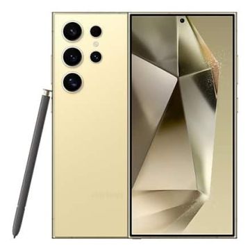 Samsung Galaxy S24 Ultra 17,3 cm (6.8") Dual SIM 5G USB Type-C 12 GB 512 GB 5000 mAh Titanium, Geel (SM-S928BZYHEUB) thumbnail