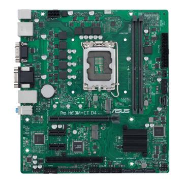 ASUS PRO H610M-CT D4-CSM Intel H610 LGA 1700 micro ATX (90MB1A40-M0EAYC) thumbnail
