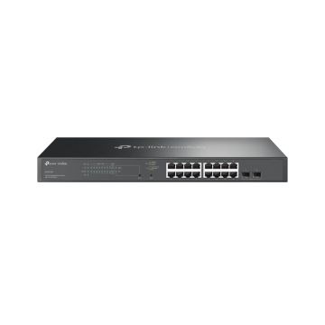 TP-Link Omada SG2218P netwerk-switch Managed L2/L2+ Gigabit Ethernet (10/100/1000) Power over Ethernet (PoE) 1U Zwart (SG2218P) thumbnail