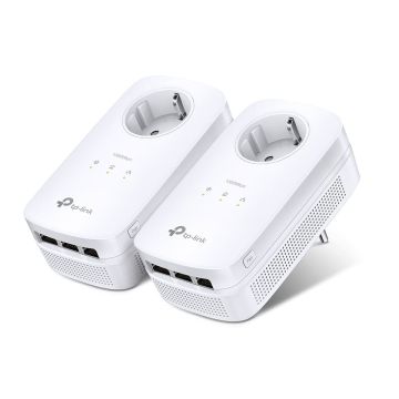 TP-Link TL-PA8030P KIT PowerLine-netwerkadapter 1200 Mbit/s Ethernet LAN Wit 2 stuk(s) (PA8030P KIT) thumbnail