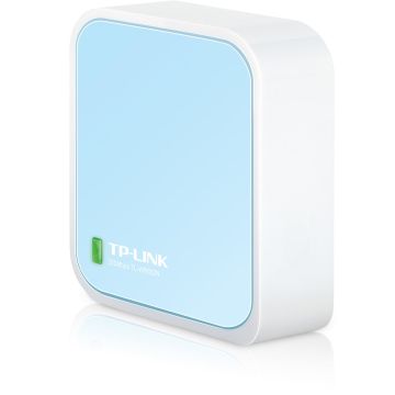 TP-Link TL-WR802N draadloze router Fast Ethernet Single-band (2.4 GHz) Blauw, Wit (WR802N) thumbnail