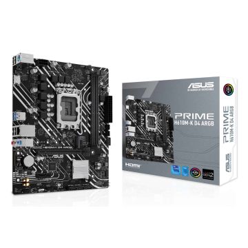 ASUS PRIME H610M-K D4 ARGB Intel H610 LGA 1700 micro ATX (90MB1HN0-M0EAY0) thumbnail