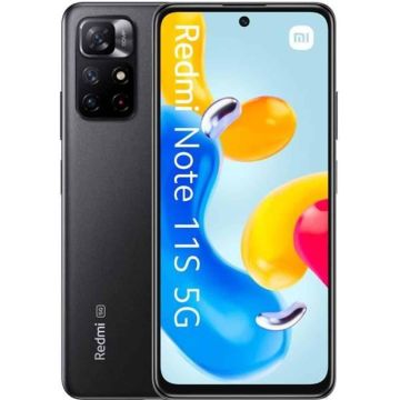 Xiaomi Redmi Note 11s 5G Dual Sim 4GB RAM 128GB - Midnight Black (MZB0BPLEU) thumbnail