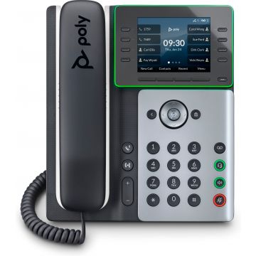 POLY Edge E300 IP-telefoon met PoE-ondersteuning
