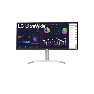 LG 34WQ650-W computer monitor 86,4 cm (34") 2560 x 1080 Pixels WFHD LCD Zilver, Wit (34WQ650-W) thumbnail