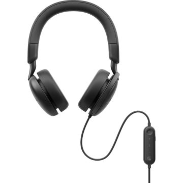 DELL WH5024 Headset Bedraad Hoofdband Oproepen/muziek USB Type-C Zwart (WH5024-DWW) thumbnail