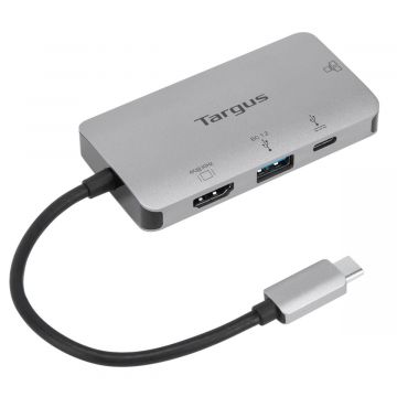 Targus DOCK418EUZ laptop dock & poortreplicator Bedraad USB 3.2 Gen 1 (3.1 Gen 1) Type-C Grijs