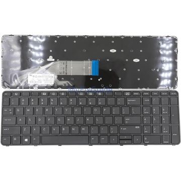 HP Laptop Toetsenbord Qwerty US voor HP ProBook 650/655 (G2/ (841136-001) thumbnail
