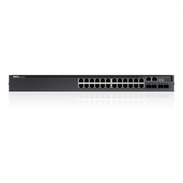 DELL PowerConnect N3024P Managed L3 Gigabit Ethernet (10/100/1000) Power over Ethernet (PoE) 1U Zwart