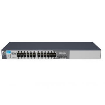 HPE ProCurve 1810G-24 Managed Gigabit Ethernet (10/100/1000) Zwart