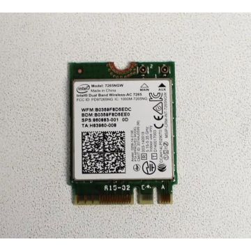HP ASSY,WLAN 11ac INT 7265NV M.2 D1 MOW (860883-001) thumbnail
