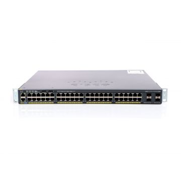 Cisco Small Business WS-C2960X-48LPS-L netwerk-switch Managed L2/L3 Gigabit Ethernet (10/100/1000) Power over Ethernet (PoE) 1U Zwart