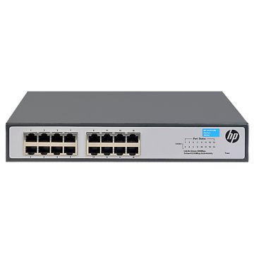 HPE OfficeConnect 1420 16G Unmanaged L2 Gigabit Ethernet (10/100/1000) 1U Grijs