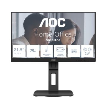 AOC E2 22E2UMF computer monitor 54,6 cm (21.5") 1920 x 1080 Pixels Full HD LED Zwart (22E2UMF) thumbnail