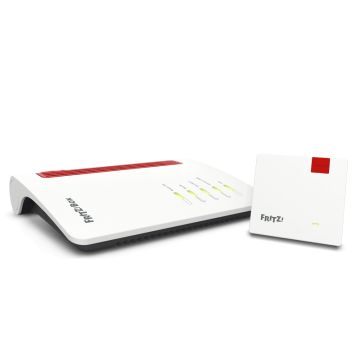 Mesh Set 7530 AX + 1200 AX Dual-band (2.4 GHz / 5 GHz) Wi-Fi 6 (802.11ax) Rood, Wit 4 3G Intern (20003049) thumbnail