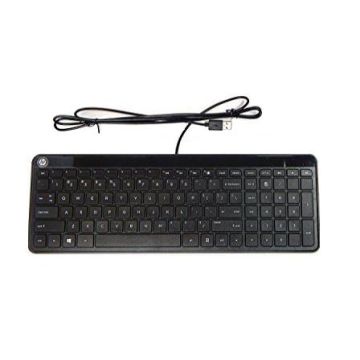 HP BLK GLRS Wired USB KBD US layout EUROA4 (801526-182) thumbnail