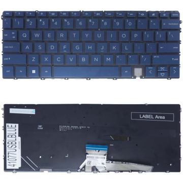 HP SPS-KEYBOARD NFB BL FR (N10736-051) thumbnail