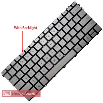 HP SPS-KBD BL NSV GR (N15666-041) thumbnail