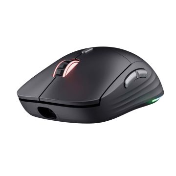 Trust GXT 926 Redex II Draadloze gamingmuis – draadloze gaming muis – RF draadloos – RGB‑verlichting – Rechtshandig – Zwart (25126) thumbnail