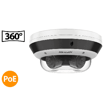 Hikvision HIK 4MP Panorama Multisensor Netzwerkkamera (DS-2CD6D44G1H-IZS(2.8-12MM)) thumbnail