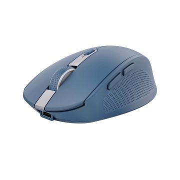 Trust Ozaa Draadloze Muis - Multi-device muis – USB en Bluetooth verbinding – 3200 DPI – Blauw (24934) thumbnail