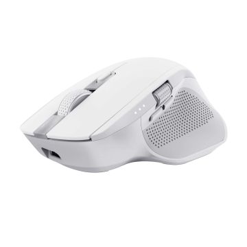 Trust Ozaa+ Draadloze Muis - Multi-device muis – USB en Bluetooth verbinding – 3200 DPI – Wit (24935) thumbnail
