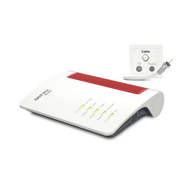 Box FRITZ! 6670 draadloze router Dual-band (2.4 GHz / 5 GHz) Wit (20003047) thumbnail