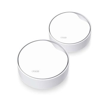 TP-Link DECO X50-POE(2-PACK) mesh-wifi-systeem Dual-band (2.4 GHz / 5 GHz) Wi-Fi 6 (802.11ax) Wit Intern (DECOX50POE(2-PACK)) thumbnail