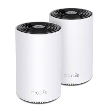 TP-Link Deco XE75 Pro (2-pack) Tri-band (2,4 GHz / 5 GHz / 6 GHz) Wi-Fi 6E (802.11ax) Wit 3 Intern (DECOXE75PRO(2-PACK) thumbnail
