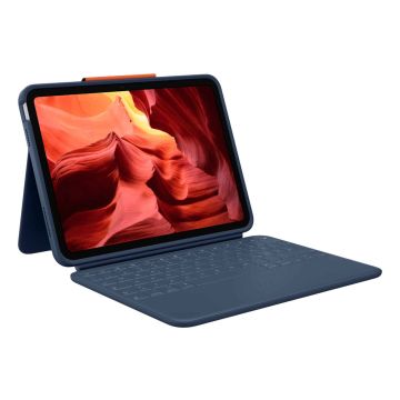 Logitech Rugged Combo 4 iPad 10th Gen Blue FR (920-011192) thumbnail