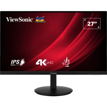 Viewsonic VG Series VG2708-4K computer monitor 68,6 cm (27") 3840 x 2160 Pixels 4K Ultra HD LED Zwart (VG2708-4K) thumbnail