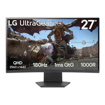 LG 27GS60QC-B computer monitor 68,6 cm (27") 2560 x 1440 Pixels Full HD LCD Zwart (27GS60QC-B.AEUQ) thumbnail