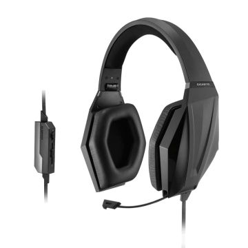 GIGABYTE FORCE H3 hoofdtelefoon/headset Bedraad Hoofdband Gamen Zwart (FORCE H3) thumbnail