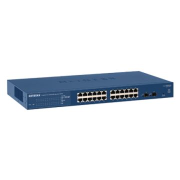 NETGEAR GS724T Managed L3 Gigabit Ethernet (10/100/1000) Blauw