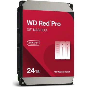 Western Digital WD240KFGX RED Pro HDD, 24TB, 3.5, 7200 RPM, Serial ATA III, 512MB, HDD, CMR (WD240KFGX) thumbnail