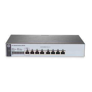 Hewlett Packard Enterprise 1820-8G Managed L2 Gigabit Ethernet (10/100/1000) 1U Grijs (HR5B9E) thumbnail