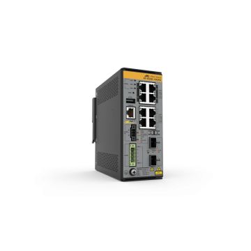 Allied Telesis IE220-10GHX Managed L2 Gigabit Ethernet (10/100/1000) Power over Ethernet (PoE) Grijs (AT-IE220-10GHX-80) thumbnail