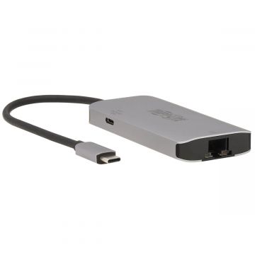 Tripp Lite U460-003-3AGALC laptop dock & poortreplicator USB 3.2 Gen 1 (3.1 Gen 1) Type-C Grijs