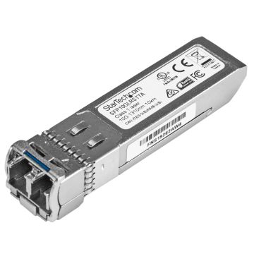 StarTech.com Cisco SFP-10G-LR-S Compatibel SFP+ Module, 10GBASE-LR, 10GbE Single Mode Glasvezel SMF Optische Transceiver, 10GE Gigabit Ethernet SFP+, LC 10km, 1310nm, DDM Cisco Firepower, ASR9000, C9300 (SFP10GLRSTTA) thumbnail