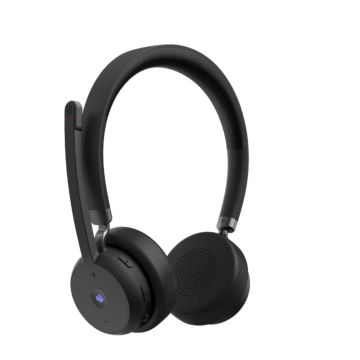Lenovo Wireless VoIP Headset Draadloos Hoofdband Kantoor/callcenter Bluetooth Zwart (4XD1M80020) thumbnail