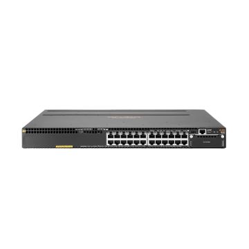 Hewlett Packard Enterprise Aruba 3810M 24G PoE+ 1-slot Managed L3 Gigabit Ethernet (10/100/1000) Power over Ethernet (PoE) 1U Zwart (JL073A) thumbnail