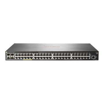 Aruba, a Hewlett Packard Enterprise company Aruba 2930F 48G PoE+ 4SFP+ Managed L3 Gigabit Ethernet (10/100/1000) Power over Ethernet (PoE) 1U Grijs (JL256A#ABB) thumbnail