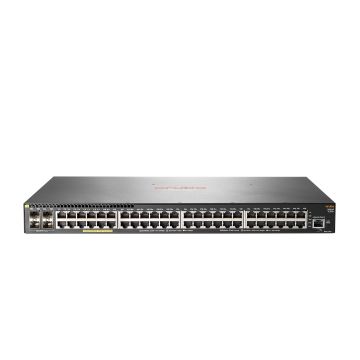 Aruba, a Hewlett Packard Enterprise company Aruba 2930F 48G PoE+ 4SFP Managed L3 Gigabit Ethernet (10/100/1000) Power over Ethernet (PoE) 1U Grijs (JL262A#ABB) thumbnail
