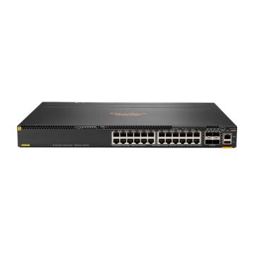 Hewlett Packard Enterprise Aruba 6300M 24-port 1GbE Class 4 PoE & 4-port SFP56 Managed L3 Gigabit Ethernet (10/100/1000) Power over Ethernet (PoE) 1U (JL662A) thumbnail