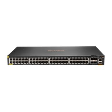 Hewlett Packard Enterprise Aruba 6300F 48-port 1GbE Class 4 PoE & 4-port SFP56 Managed L3 Gigabit Ethernet (10/100/1000) Power over Ethernet (PoE) 1U Grijs (JL665A#ABB) thumbnail