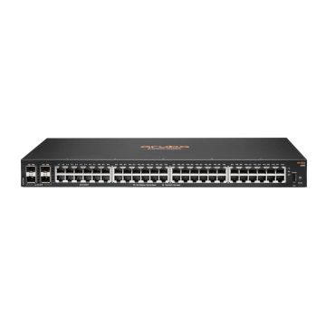 Hewlett Packard Enterprise Aruba 6100 48G 4SFP+ Managed L3 Gigabit Ethernet (10/100/1000) 1U Zwart (JL676A#ABB) thumbnail