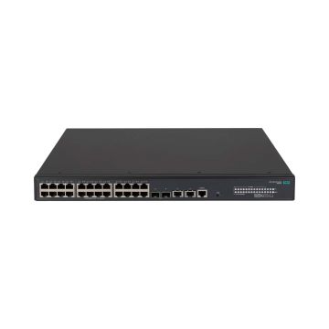 Hewlett Packard Enterprise FlexNetwork 5140 24G POE+2SFP+2XGT EI Managed L3 Gigabit Ethernet (10/100/1000) Power over Ethernet (PoE) 1U (JL823A#ABB) thumbnail