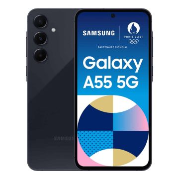 Samsung Galaxy A55 5G 16,8 cm (6.6") Hybride Dual SIM USB Type-C 8 GB 128 GB 5000 mAh Marineblauw (SM-A556BZKAEEE) thumbnail