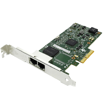 Intel 1GB 2-port Server Adapter I350-T2V2 OEM/compatible bulk OEM ohne/without Yottamark/Brady ID (I350T2V2BLK-C) thumbnail
